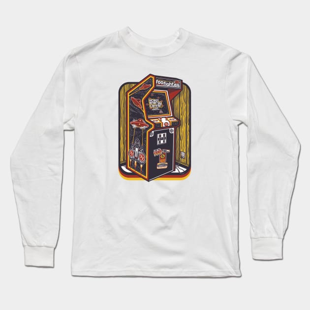 Retro Game For The Old School Long Sleeve T-Shirt by DangerGuard Arc.